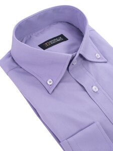 Fioletowa wrzosowa koszula męska szyta na miarę 100% bawełna